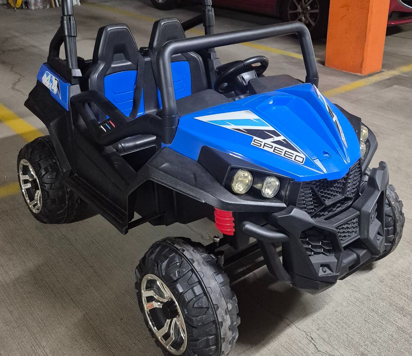 Veicoli per bambini: Kinder Elektroauto Buggy Polaris blau – Usato da St.Gallen venduto da Quad87