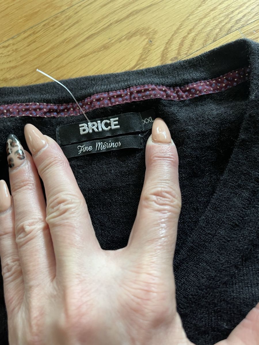 Maglioni & Felpe: Pullover BRICE Merino Pullover schwarz Herren Winter – Usato da Rüschlikon venduto da leo_mwz2 7