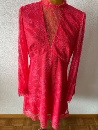 Robe rose en dentelle Twinset IT42