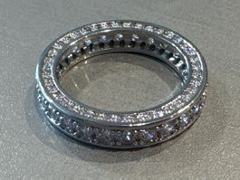 Schöner stylischer Alliance Ring, Modeschmuck, ca 17 mm