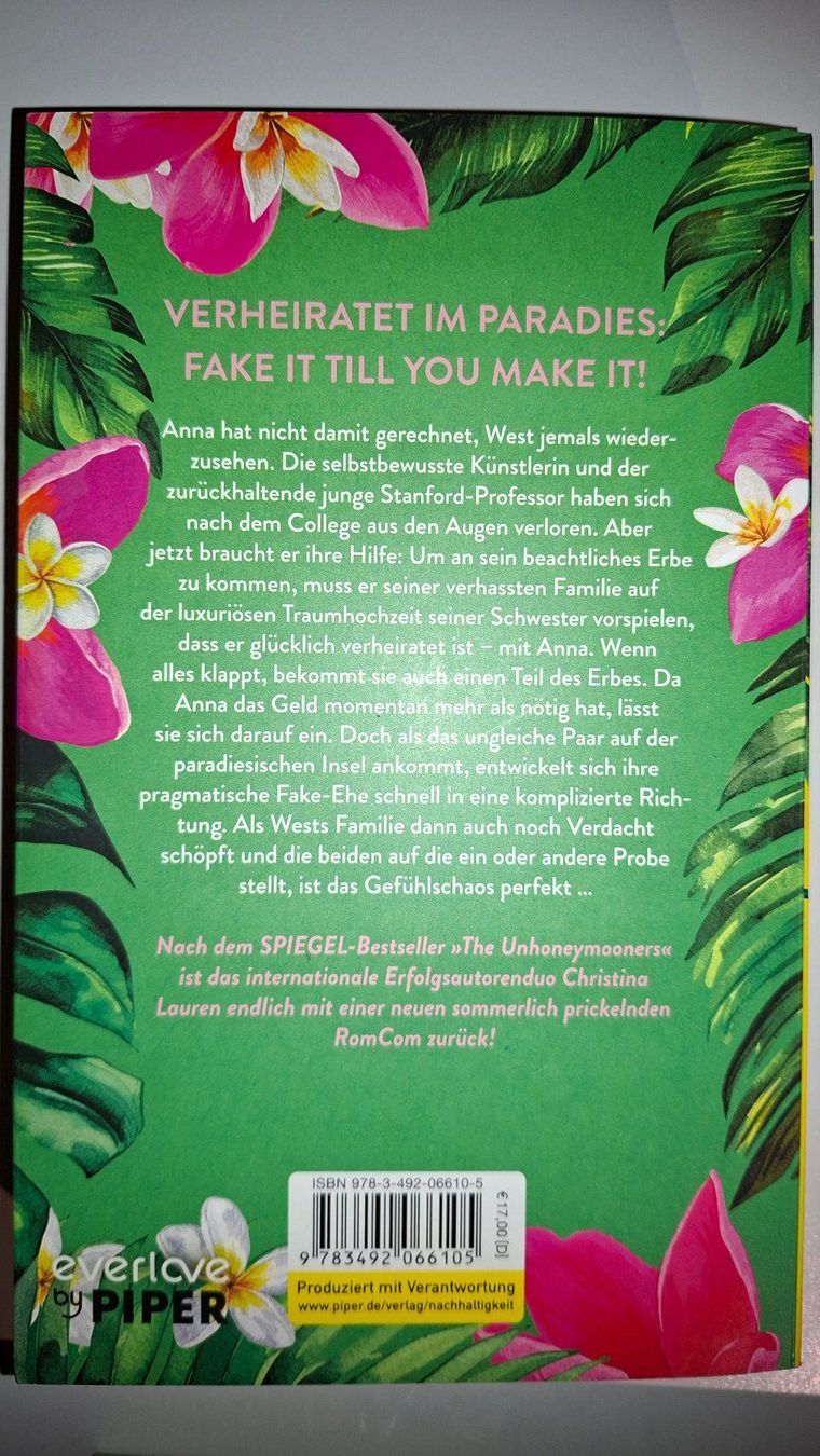 Bücher: Christina Lauren - The Paradise Problem – Gebraucht aus Dietikon von Buchantiqdietikon 1