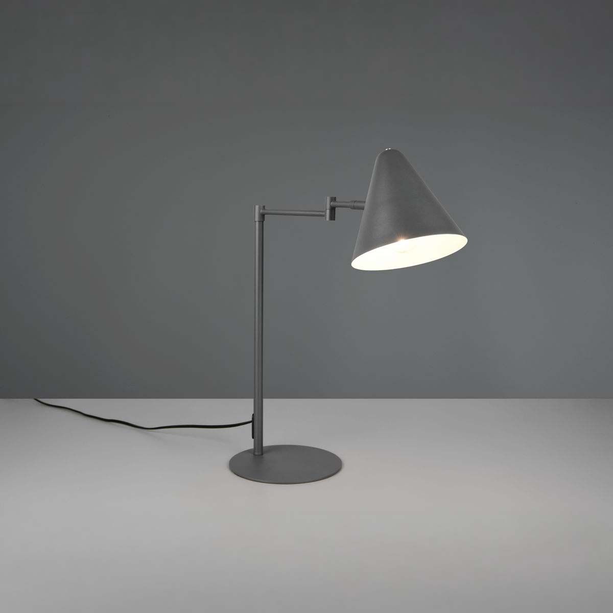 Lampade: Tischleuchte, Anthrazit, 51 cm Höhe – Nuovo (secondo la descrizione) da Kreuzlingen venduto da Smart-Light 1