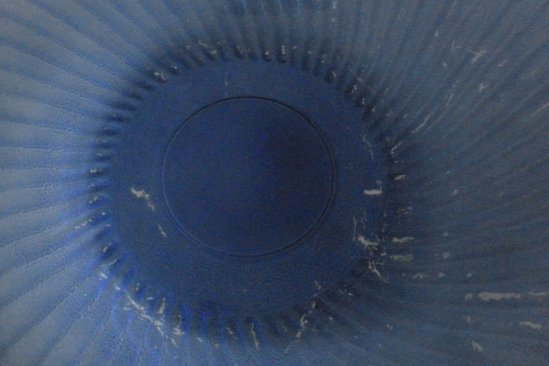 Plateaux: Alte große Platte. Schöne blaue Farbe. – D'occasion à Emmen par newdeal1970 4