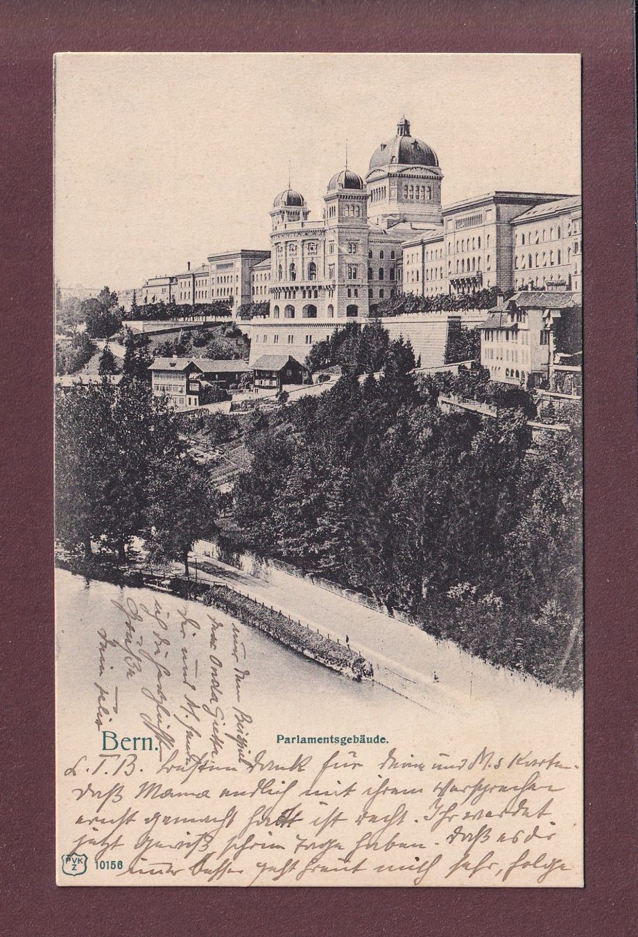 Cartoline postali: BERN - Parlamentsgebäude - 1908 – Usato da Pully venduto da nicecards