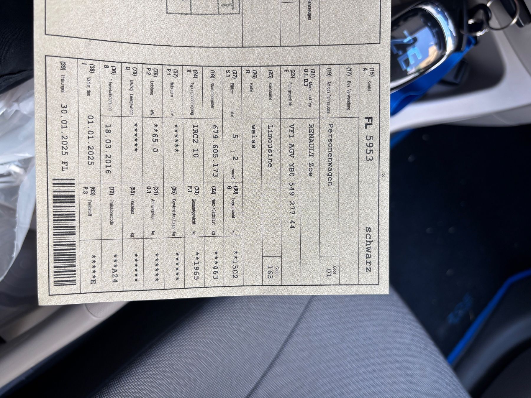 Renault Automobili: RENAULT Zoe inklusive Baterie – Usato da Eschen venduto da kingkong010 9