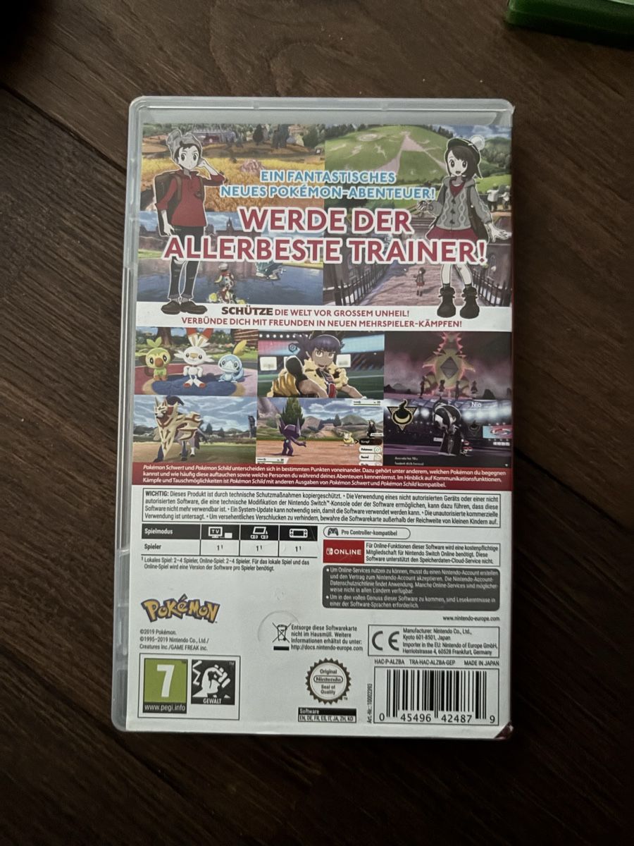 Nintendo Giochi: Pokémon Schild Nintendo Switch - Top Zustand! – Nuovo (secondo la descrizione) da Bern venduto da Haw_t6gh 1