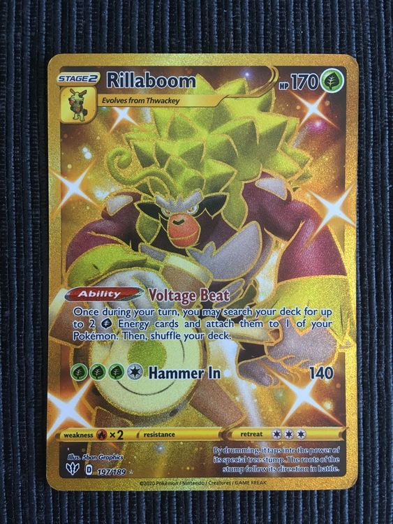 Pokemon Rillaboom Gold Darkness Ablaze (Gebraucht) in Wabern für CHF 10 ...