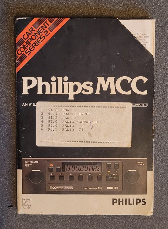 Autoradio PHILIPS MCC AN915 (Gebraucht) in St-Légier-La-Chiésaz für CHF ...