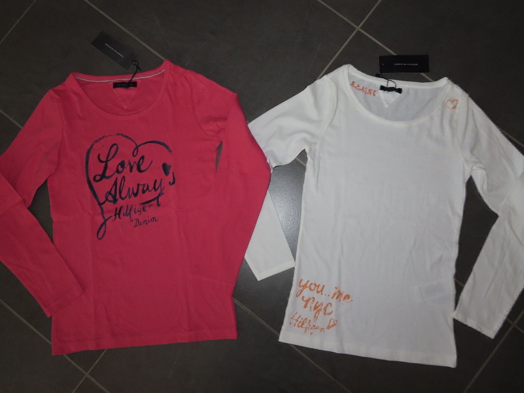 Tommy Hilfiger Maglioni & Felpe: TOMMY HILFIGER 2 super Pullis/Langarmshirts Gr.152 ***NEU*** – Nuovo e nell'imballaggio originale da Wallenried venduto da Asyano 1