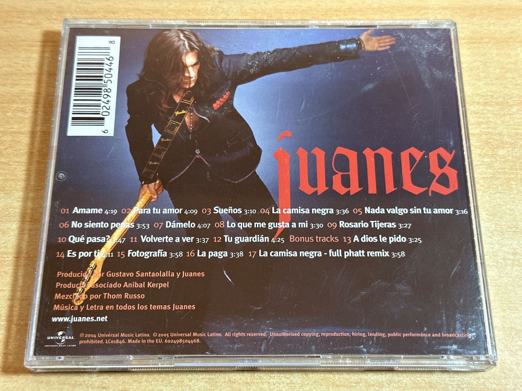 CD: Juanes – Mi Sangre – Usato da Rikon im Tösstal venduto da Alpenmutz 1