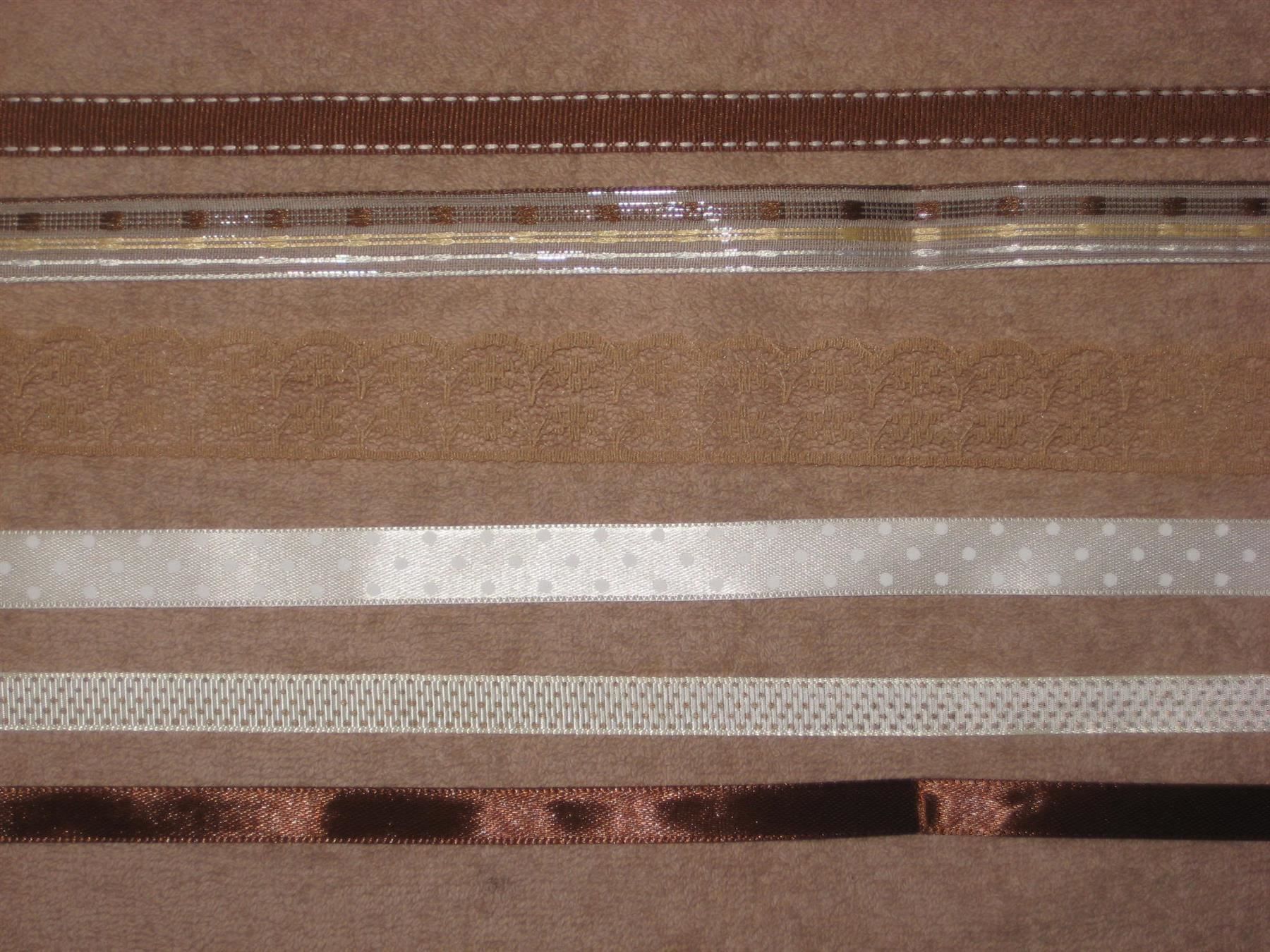 Nastri decorativi: Bändeli-Set 6 Bändeli beige/hellbraun – Nuovo e nell'imballaggio originale da Füllinsdorf venduto da Schlupp