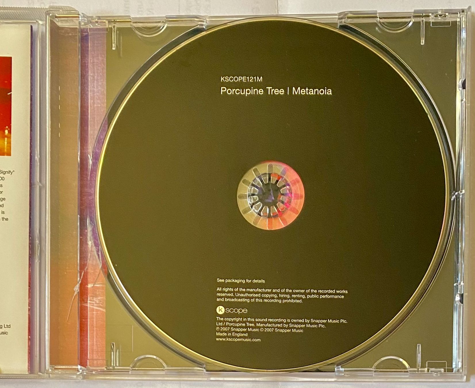 CD: Porcupine Tree - Metanoia CD Remastered in 2005 – Usato da Forch venduto da xtcpiemont 2