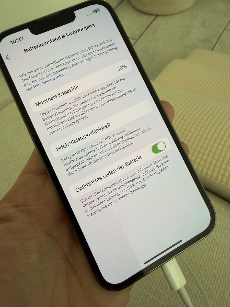 Apple Telefoni cellulari / Smartphones: iPhone 13 Pro Max 265 GB schwarz – Usato da Menzingen venduto da KocherinvestAG 3