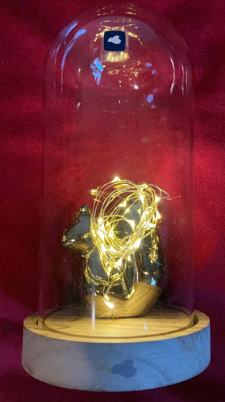 Alle Dekorationen: Glasglocke mit Eichhörnchen, beleuchtet, Marke Leonardo  NEU – Neu und originalverpackt aus Zürich von Gustavo_Bianco 2