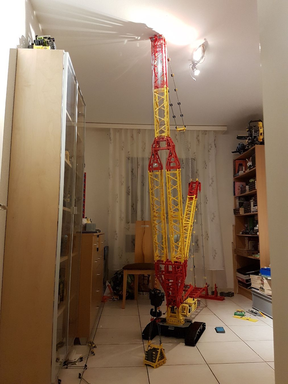 Liebherr Kit di modellismo & Modellini statici: Grue en Lego technic, Liebherr crane, model réduit – Nuovo (secondo la descrizione) da Troistorrents venduto da Foes1986 3