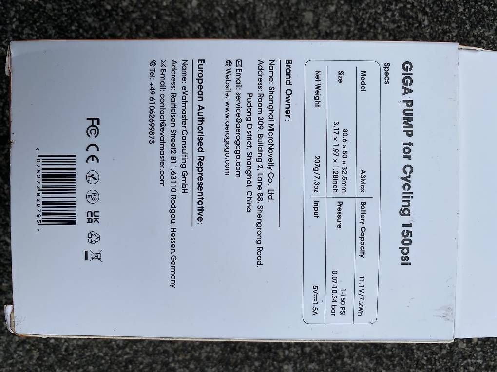 Pompe & Parti di ricambio: Handliche elektrische Luftpumpe – Usato da Biel/Bienne venduto da ina_5tkr 1