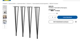 ikea skalsta Tischbein 2 Stk.