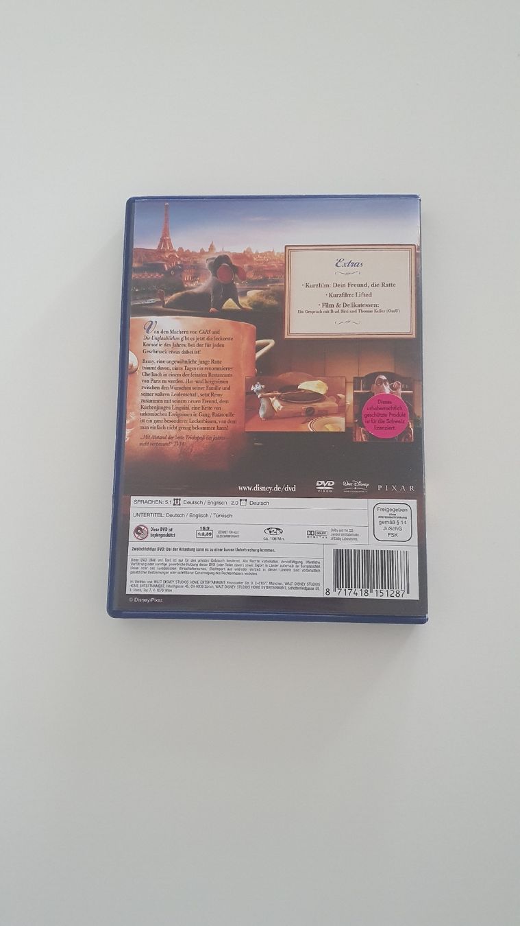 Tous les DVDs: Ratatouille – D'occasion à Rupperswil par lenzburg02 1
