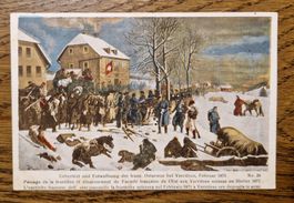 Les Verrières. Übertritt franz. Ostarmee im Februar 1881