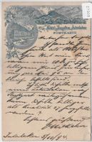 Hotel Jungfrau Interlaken - Litho 1894!!
