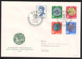 1962 Pro Patria FDC ab 1.-