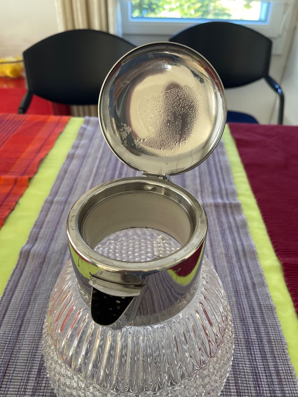 Caraffe: Glaskrug mit Metallverschluss 3 Liter – Usato da Gutenswil venduto da yneB1943 2