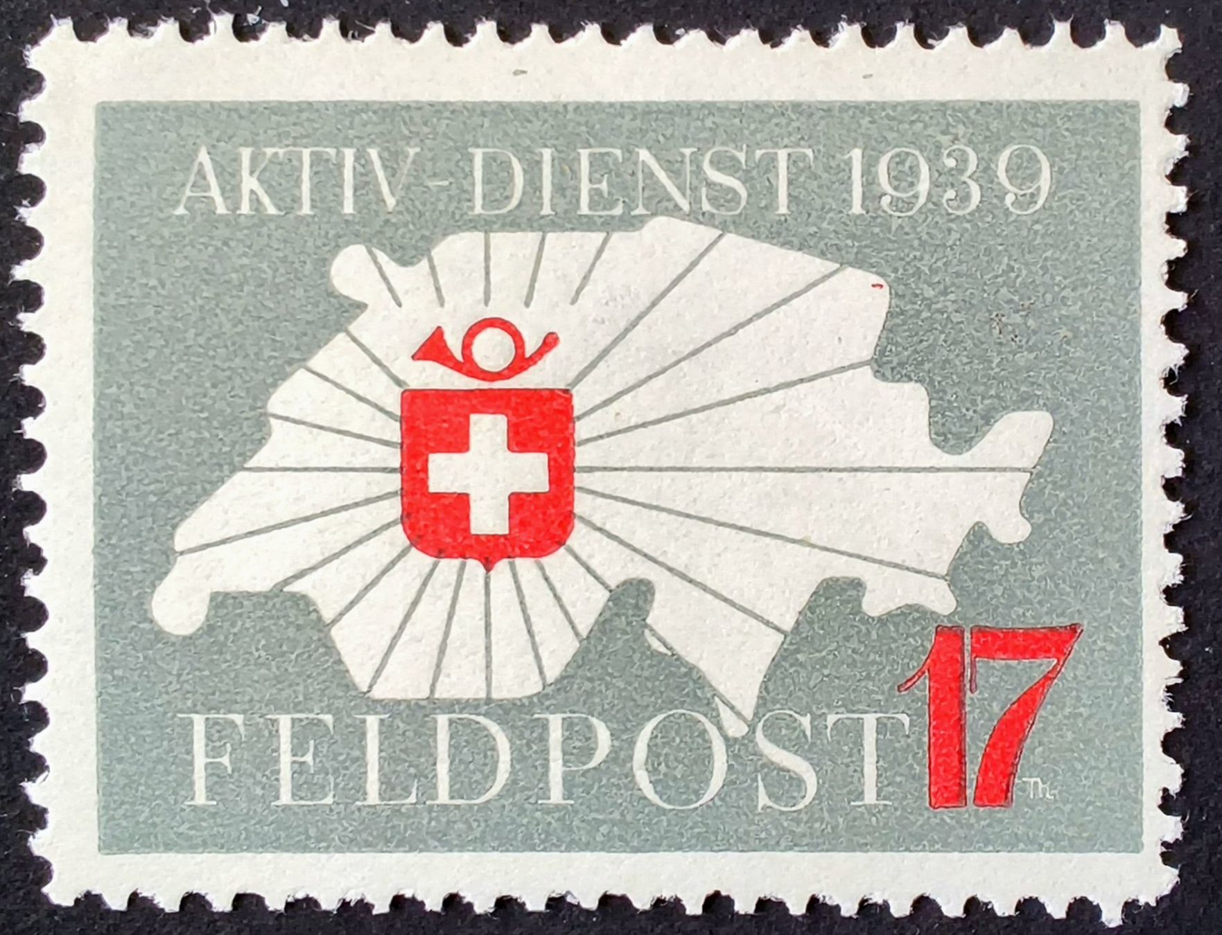 Tutti i francobolli: Feldpost 17, 2.WK, Wi FP 9 – Usato da Niederuzwil venduto da LichtPhil