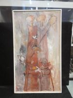 A. VOLPI HUILE SUR TOILE SIGNÉE