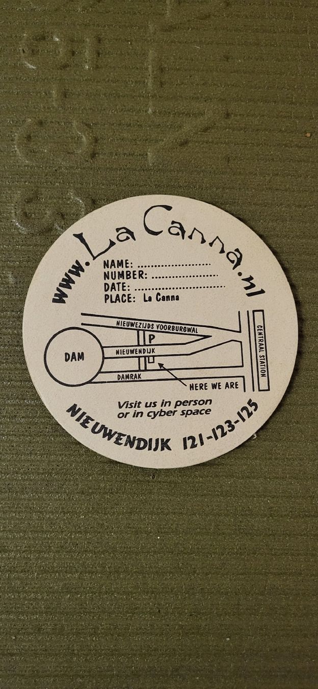 Sottobicchieri: La Canna Amsterdam Untersetzer – Usato da Pregassona venduto da Adda83 1