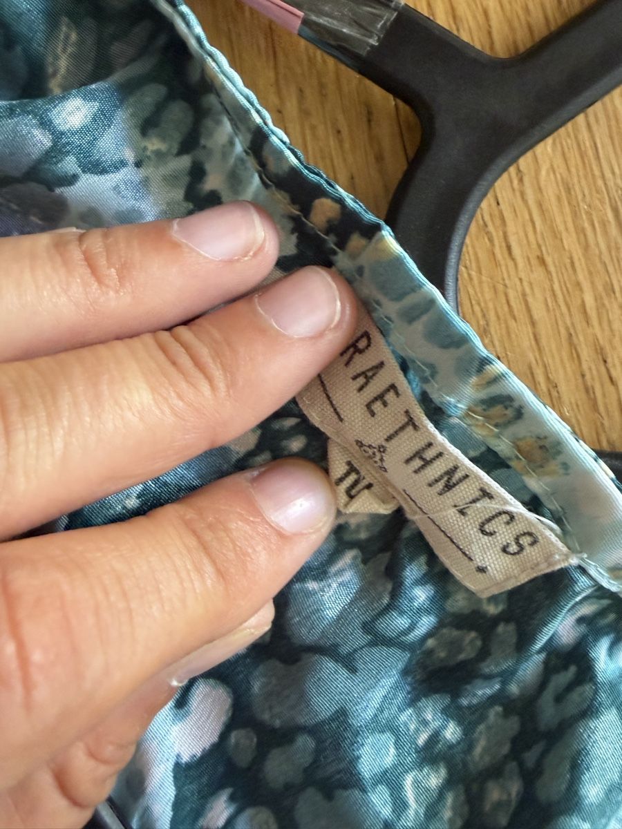Completi & Tailleur: Ensemble RAETHNICS imprimé bleu taille S  – Nuovo (secondo la descrizione) da Martigny venduto da O96 3