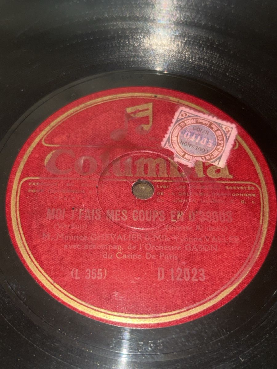 Dischi in vinile: 5 Schellackplatten Maurice CHEVALIER – Usato da Biel/Bienne venduto da NitnelavV 6