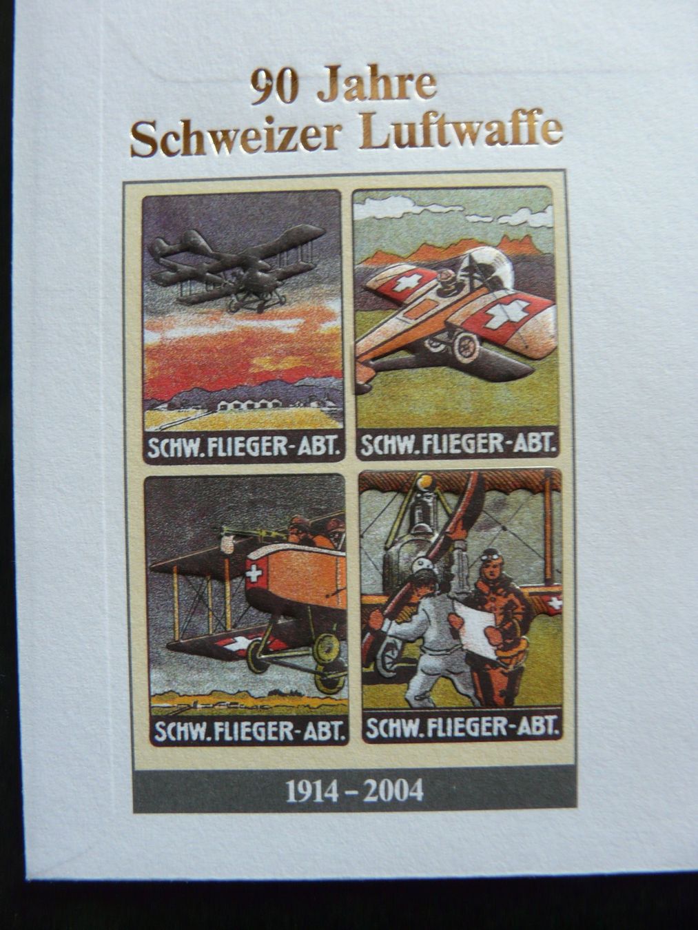 Couverts & Versandtaschen: 90 Jahre Schweizer Luftwaffe 3.-5.9.2004 – Neu (gemäss Beschreibung) aus Grossaffoltern von Prinzessin57 1