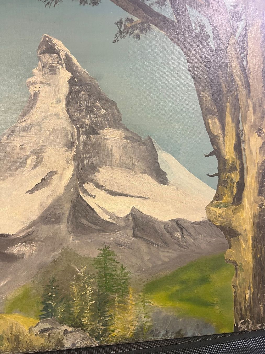 Gemälde: Grande huile sur toile signée – Gebraucht aus Genève von Qanil77 3