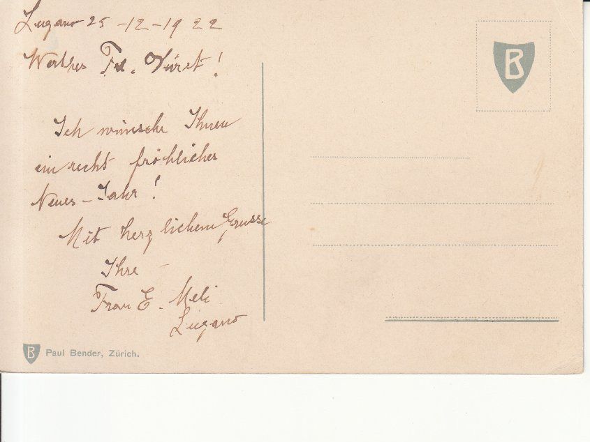 Cartoline postali: Lugano 1922 – Usato da Bürglen TG venduto da StampGraf 1