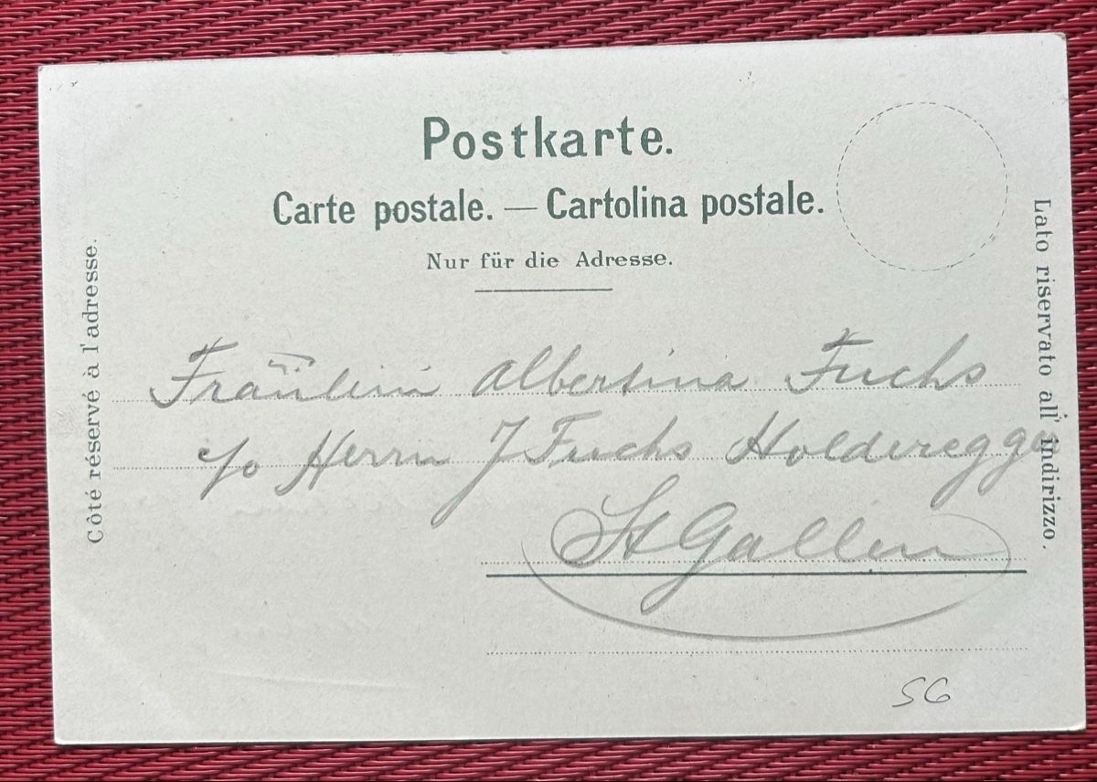 Cartoline postali: Gruss aus Altstätten Litho  – Usato da Horw venduto da Tellbub 1