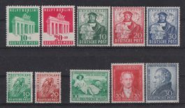 Deutsche Post 1948/49: 4 Serien *