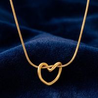 Collier cœur fin