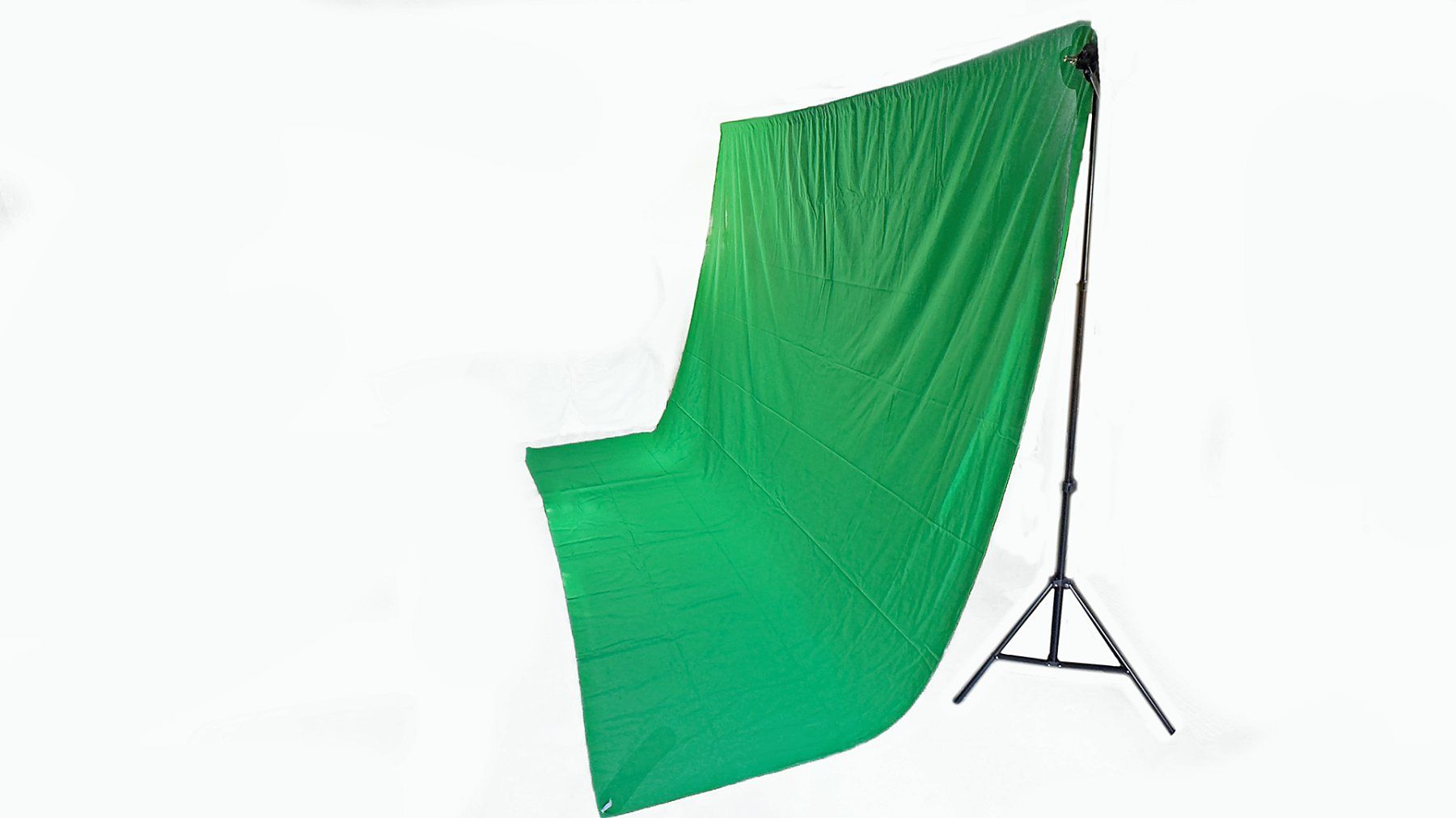 Sonstiges Zubehör: Greenscreen Set  2x3 Meter mit Stativen – Gebraucht aus Uster von Mruedis
