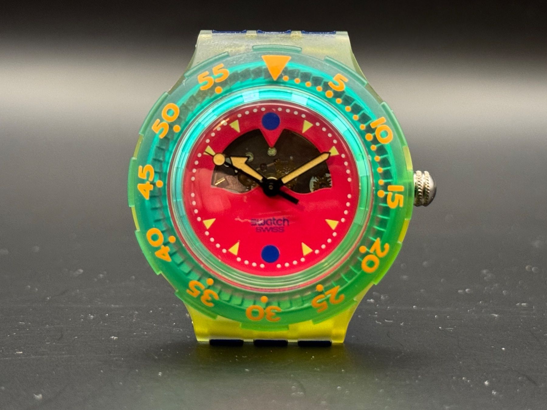 Swatch Orologi: Swatch Scuba "Happy Fish"  - Rare, version sans bobine ! – Nuovo e nell'imballaggio originale da Lonay venduto da Btieche 3