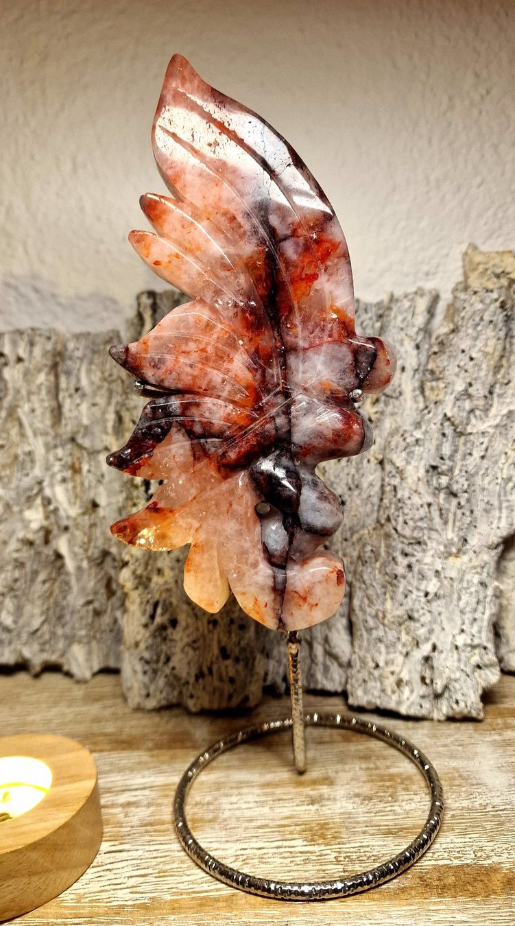 Mineralien & Heilsteine: Mystische Feuerquarz Fee 455g – Neu (gemäss Beschreibung) aus Matzingen von Shay_Crystalz 1