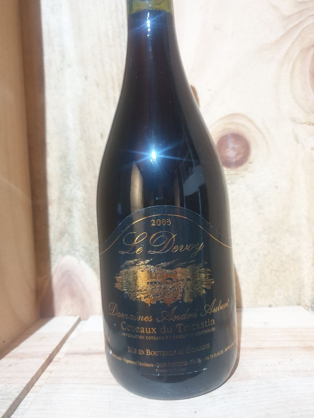 Vino: Vin rouge Le Devoy 2005 domaine Aubert AOC 75cl – Usato da Rennaz venduto da Winelovers1983 1