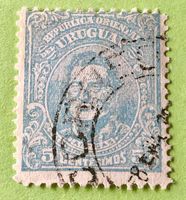BRIEFMARKEN AUS  Uruguay Jose Artigas  GESTEMPELT  