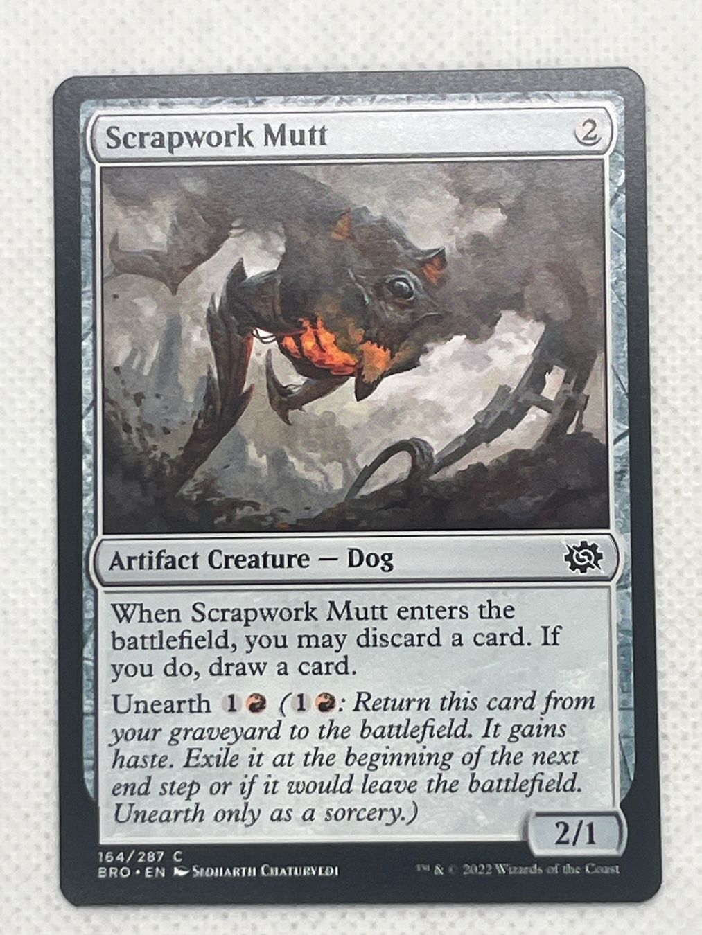 Magic The Gathering Cartes à collectionner: Magic - Scrapwork Mutt – D'occasion à Hinterkappelen par Kim1992
