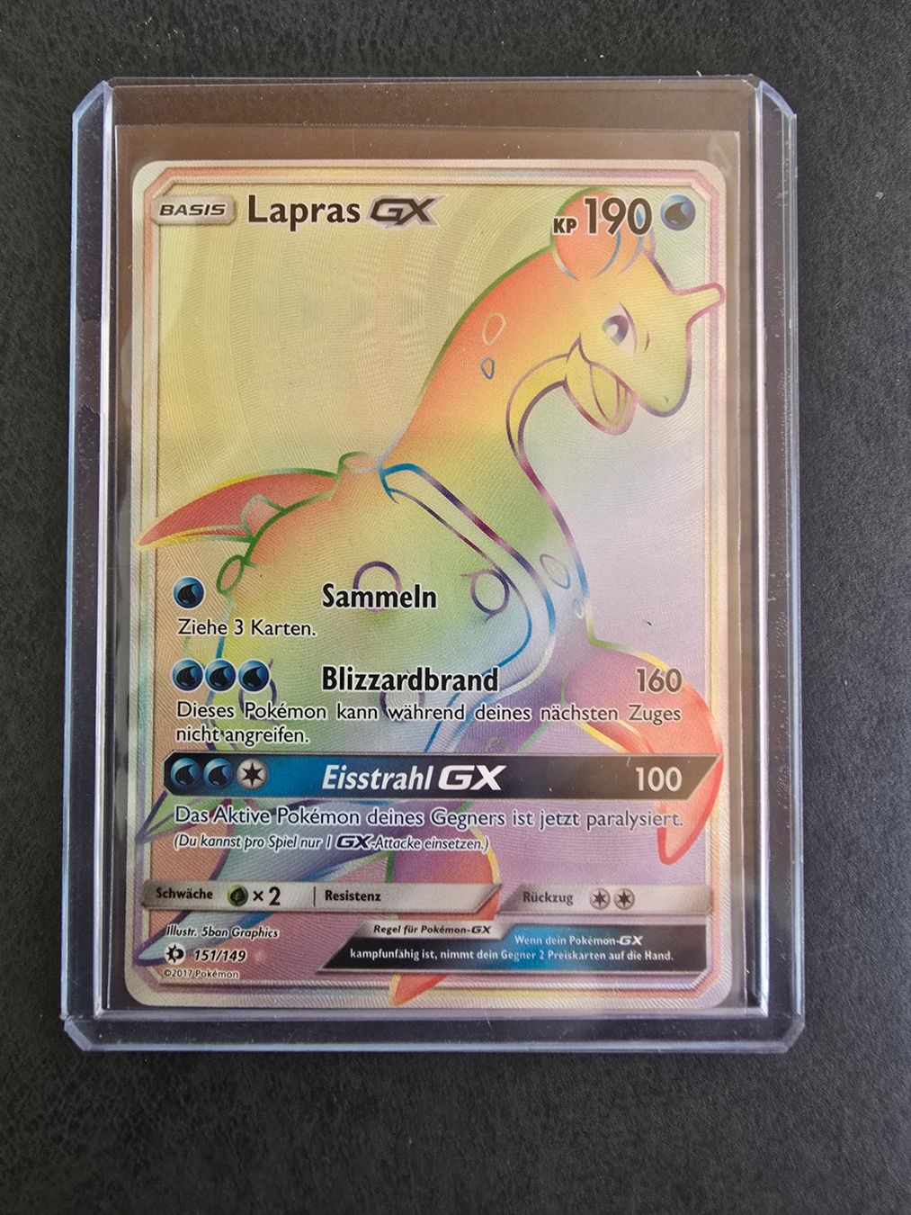 Pokémon Cartes à collectionner: Lapras GX DE 151/149 – D'occasion à triesenberg par wisi369 2