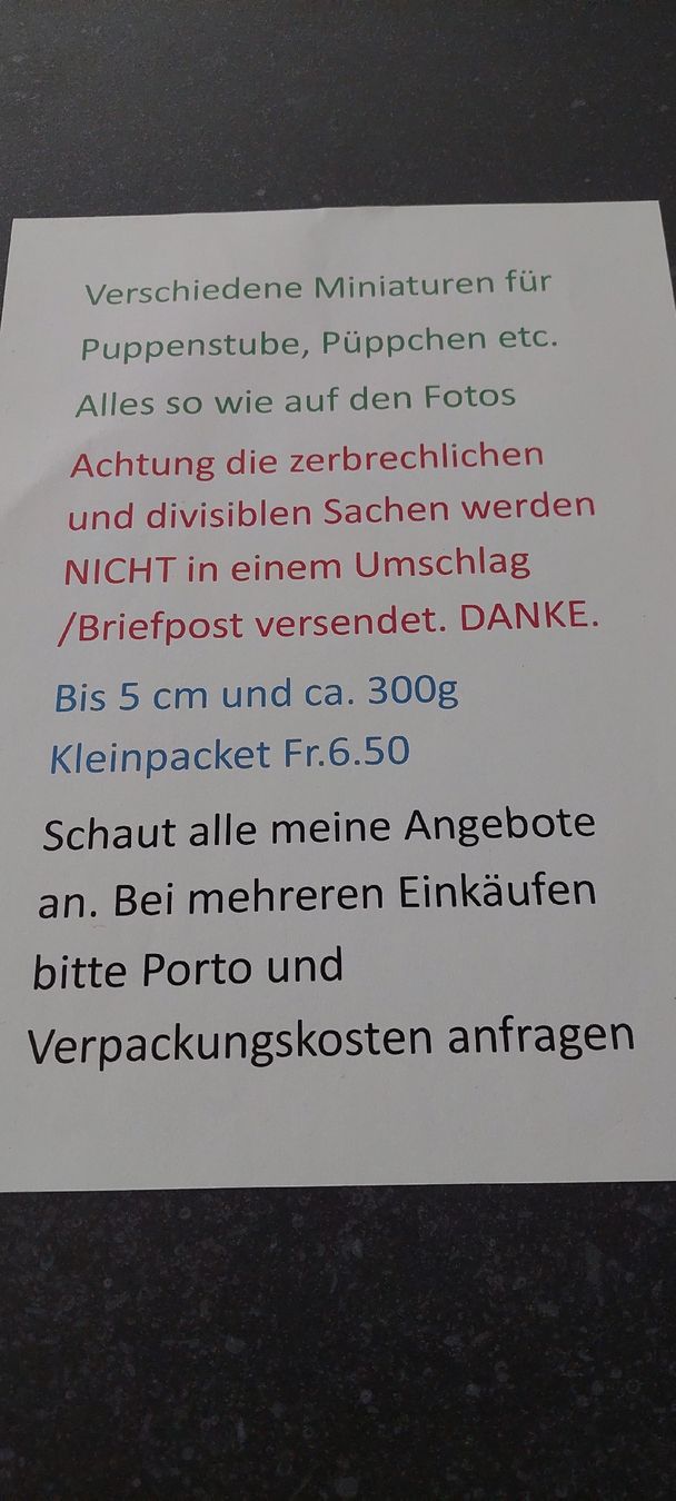 Puppen: Miniatur Puppenkleidli  – Gebraucht aus Muri AG von nindo1 9