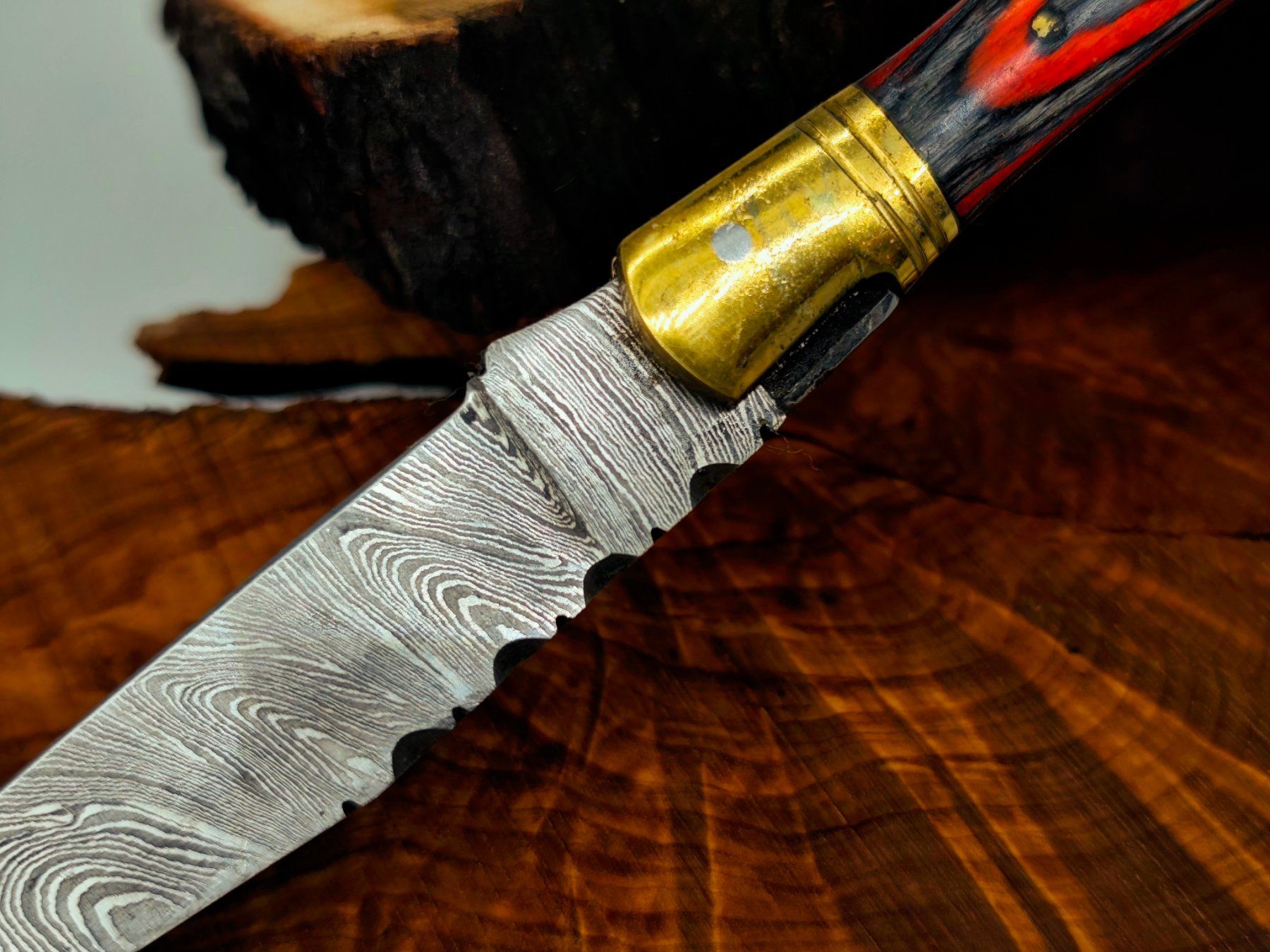 Accessori: Laguiole Damast Messer Klappmesser echtes Damastmesser – Nuovo e nell'imballaggio originale da Arlesheim venduto da Premius_1 4