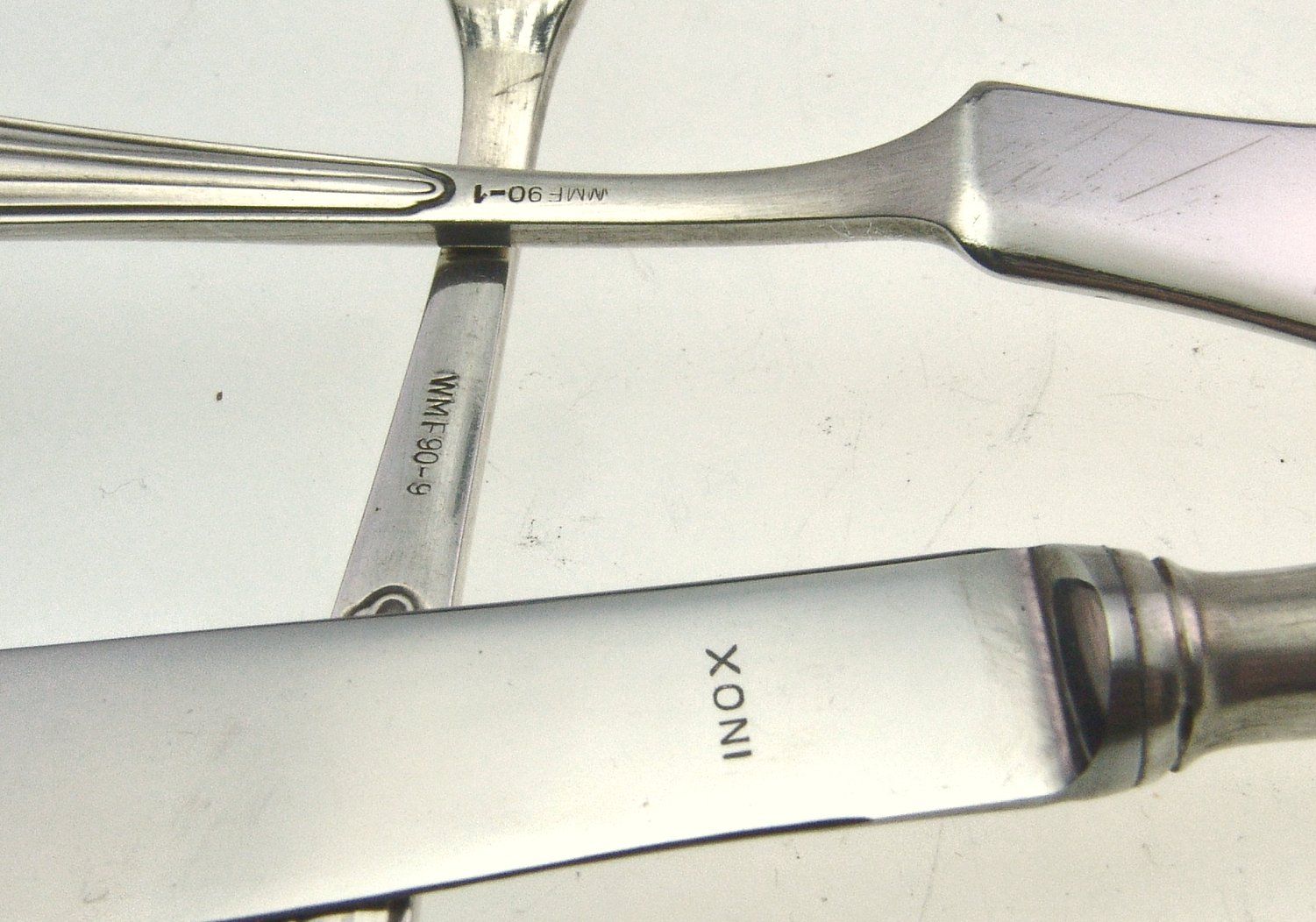 WMF Set di posate: altes 3 teiliges mini WMF Besteck Fächermuster versilbert – Usato da Langenthal venduto da TolleGeschenke2026 4