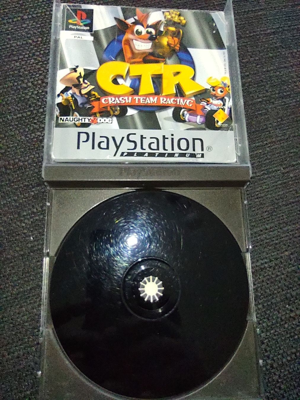 Sony Giochi: CTR Crash Team Racing PS1 Platinum FR – Usato da Fribourg venduto da PastGame 2