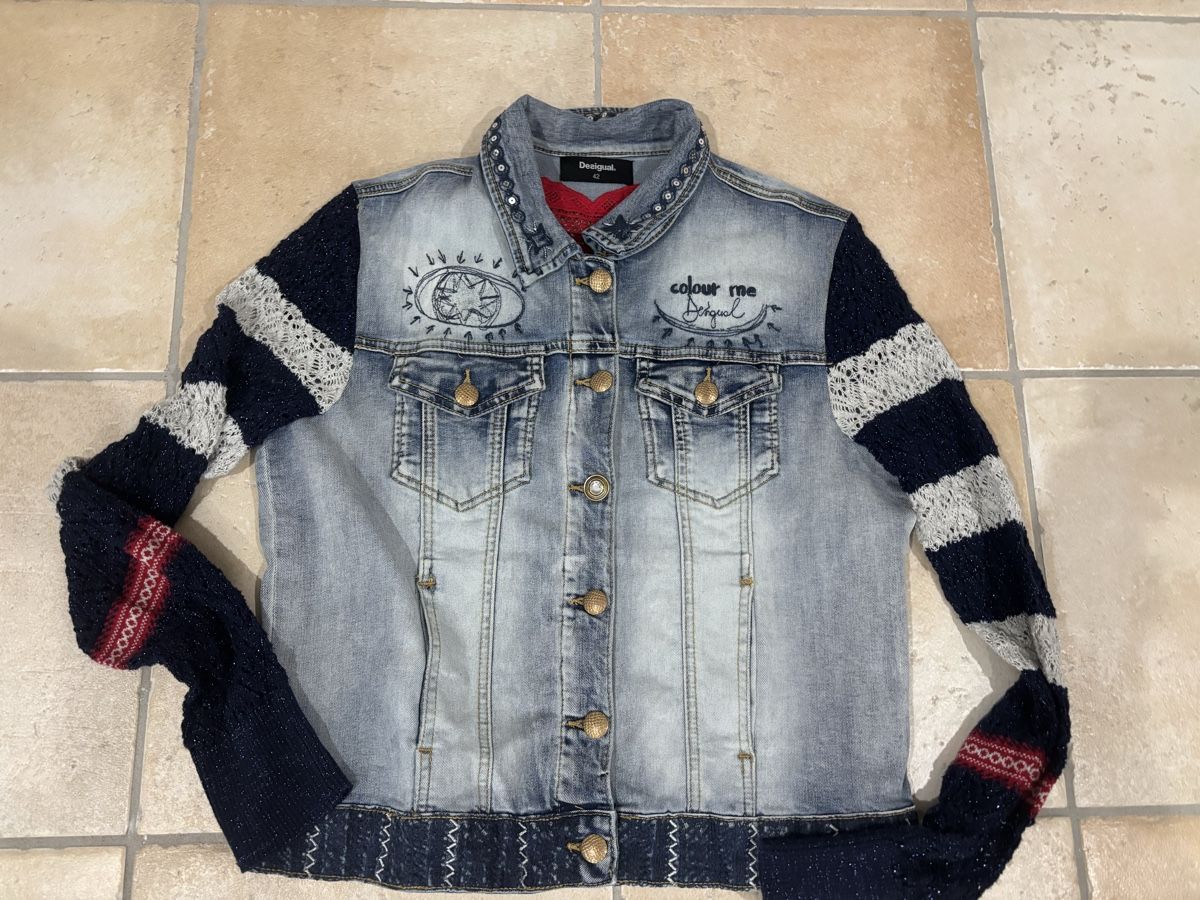 Desigual Giacche: Desigual: giacca jeans – Nuovo (secondo la descrizione) da Losone venduto da Tilly-nb7t