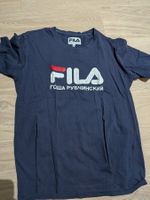 T-shirt bleu Fila x Gosha Rubchinskiy, taille XL
